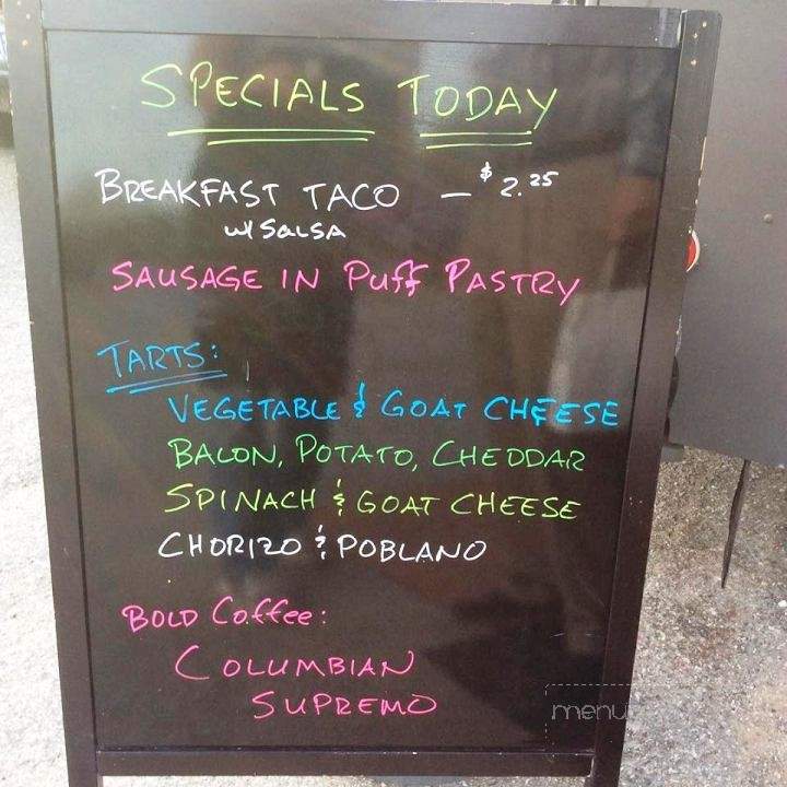 Pucs Pop Up Coffee Stop - Houston, TX menu_pic