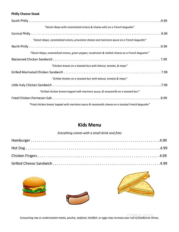Filling Station Diner - Mechanicsburg, PA menu_pic