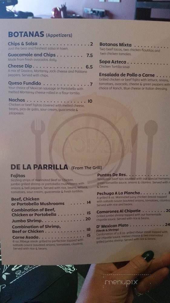 D'Mexican - Saint Petersburg, FL menu_pic