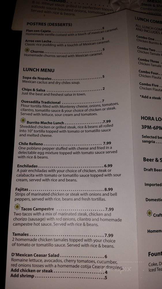 D'Mexican - Saint Petersburg, FL menu_pic