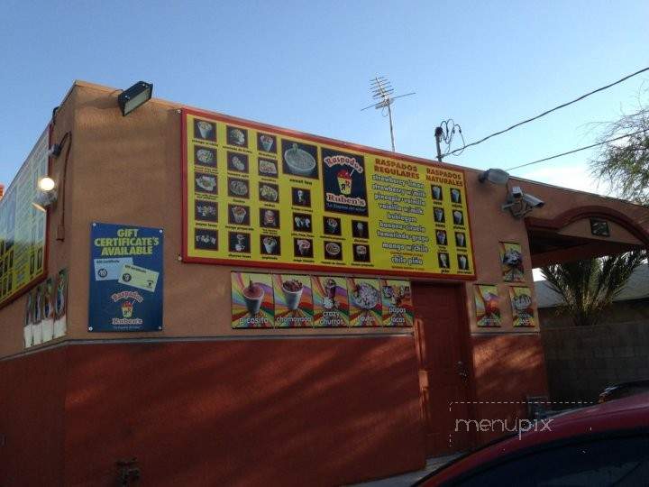Raspados Ruben's - El Centro, CA menu_pic