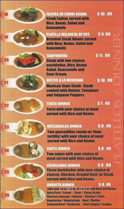 El Original Chavas Tacos - Chicago, IL menu_pic