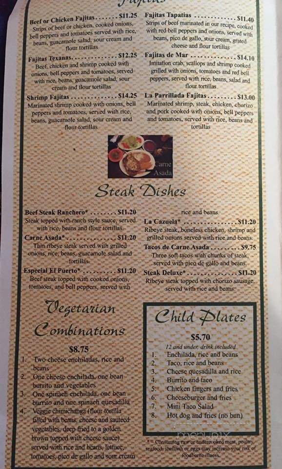 Jalisco Mexican Restaurant - Lindsborg, KS menu_pic