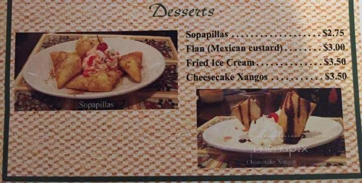 Jalisco Mexican Restaurant - Lindsborg, KS menu_pic
