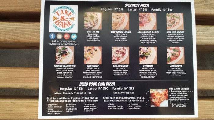 New York Take and Bake Pizza Co. - Salt Lake City, UT menu_pic