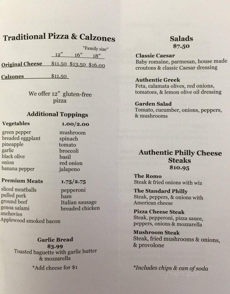 Little Anthony's Pizzeria & Deli - West Dover, VT menu_pic