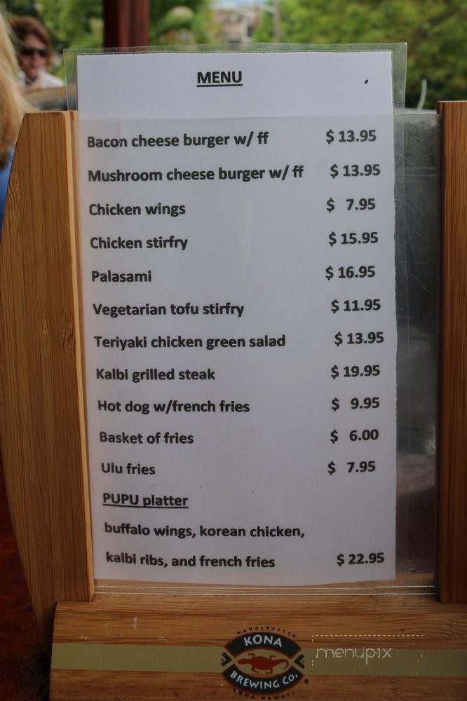 Surfas Grill Burgers & Beer - Kailua-Kona, HI menu_pic