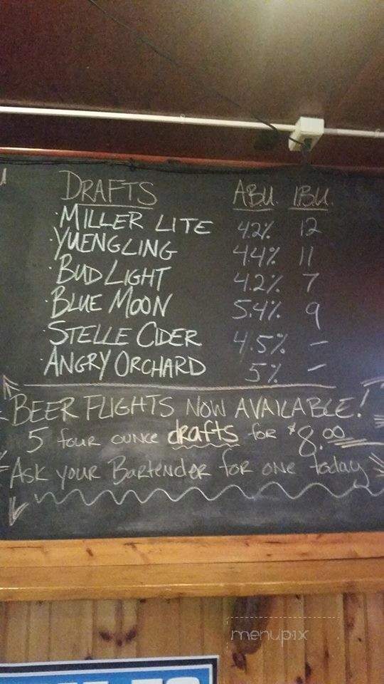 Toby Hill Bar & Grill - Clarion, PA menu_pic