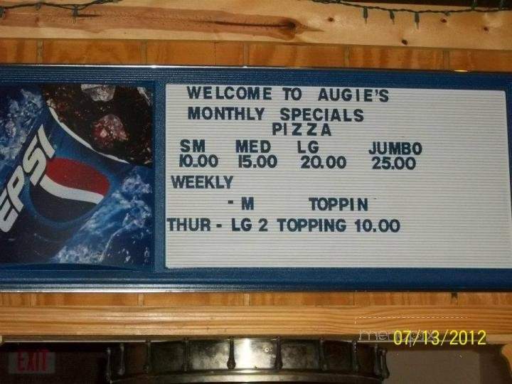 Augie's Pizza - North Utica, IL menu_pic