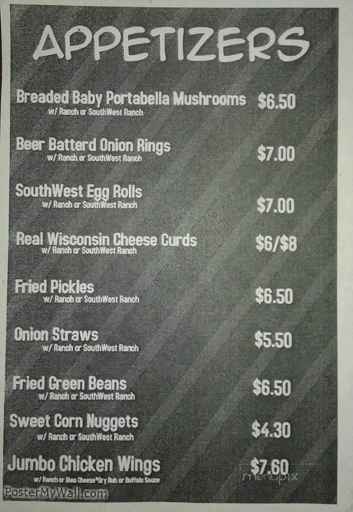 Smithwood Bar & BBQ - Union, IL menu_pic