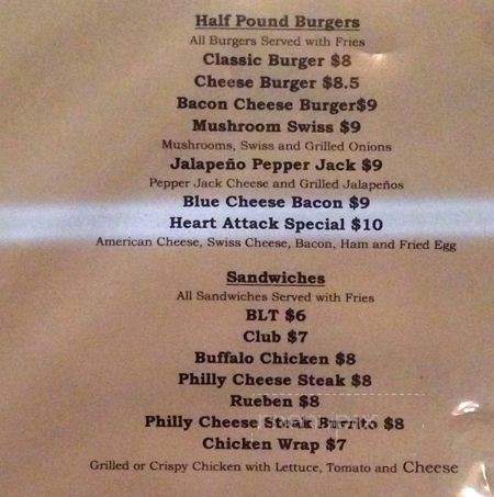 Mccullars Irish Pub & Grill - Arlington, TX menu_pic