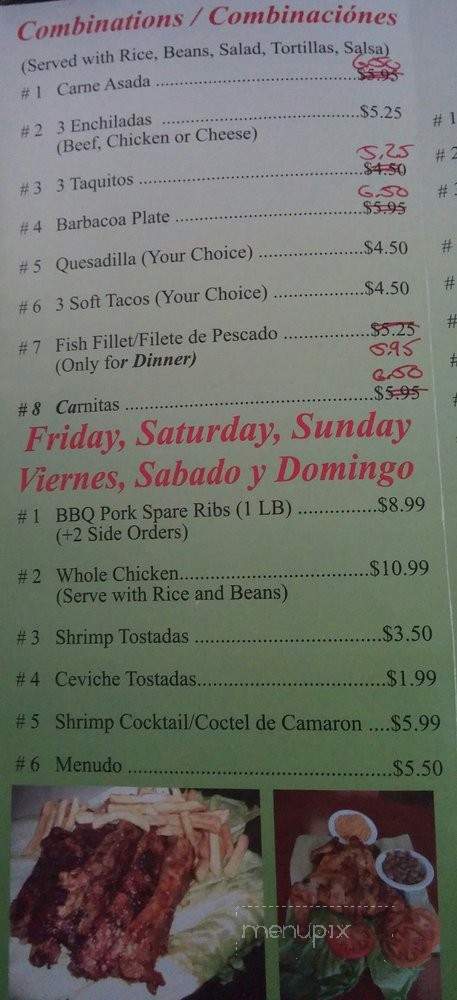 The Station Mexican Food - Los Angeles, CA menu_pic