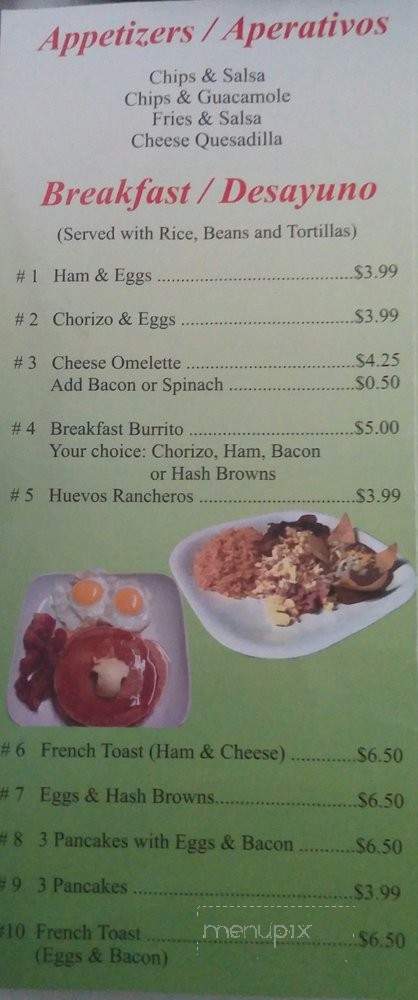 The Station Mexican Food - Los Angeles, CA menu_pic