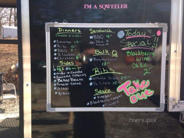 The Sqweelin' Pig - Weaverville, NC menu_pic