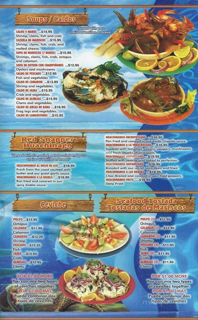La Canoa - Waukegan, IL menu_pic