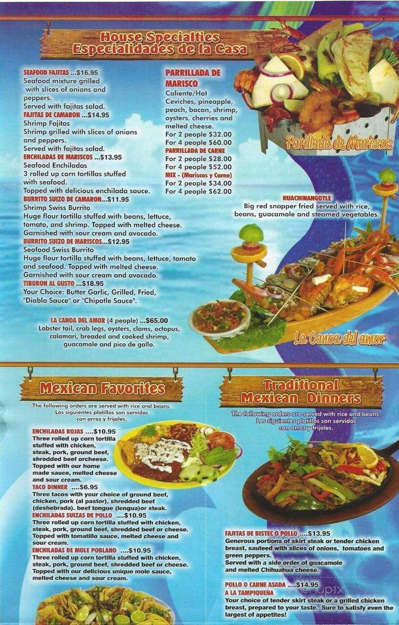 La Canoa - Waukegan, IL menu_pic