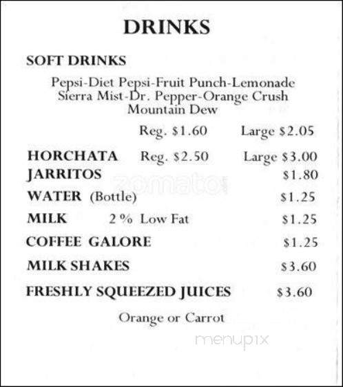 Chorizo Grill - Elgin, IL menu_pic