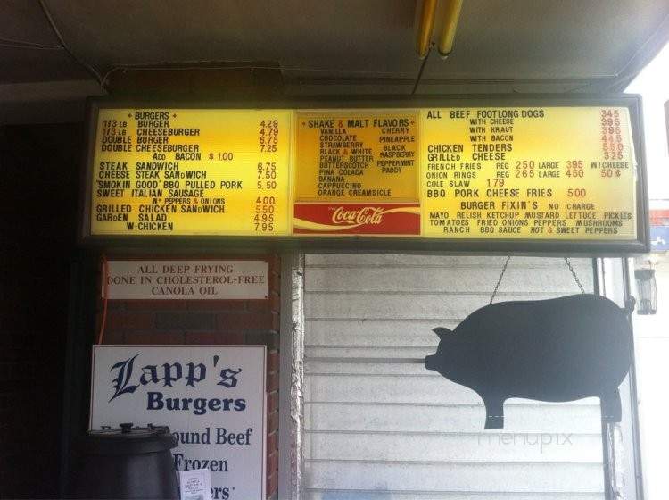 Olympia Dairy Bar - Penns Grove, NJ menu_pic