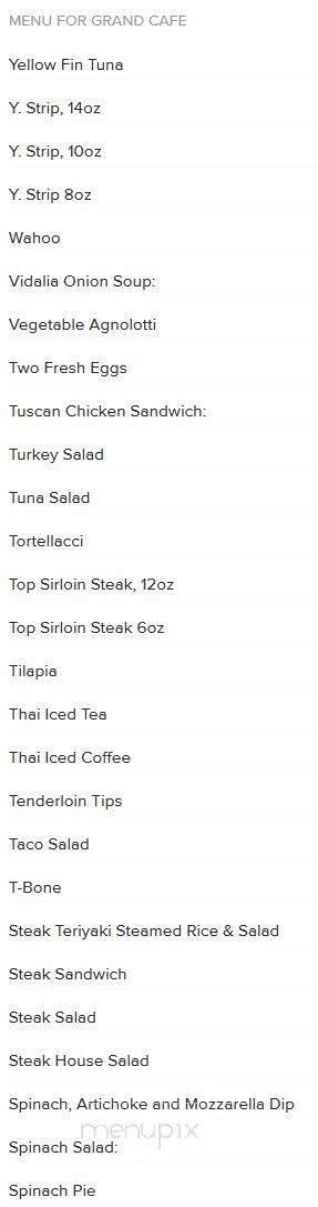 Bistro 737 - Florence, KY menu_pic