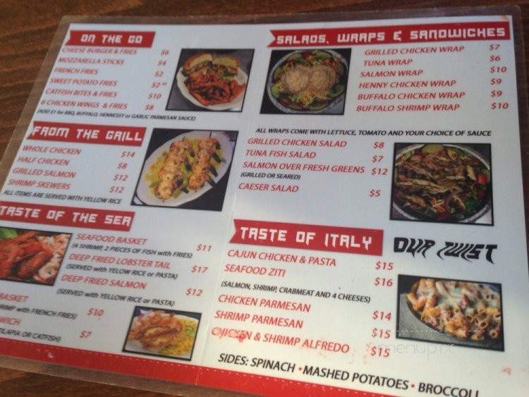 Reddz Bistro & Grill Restaurant - City of Orange, NJ menu_pic