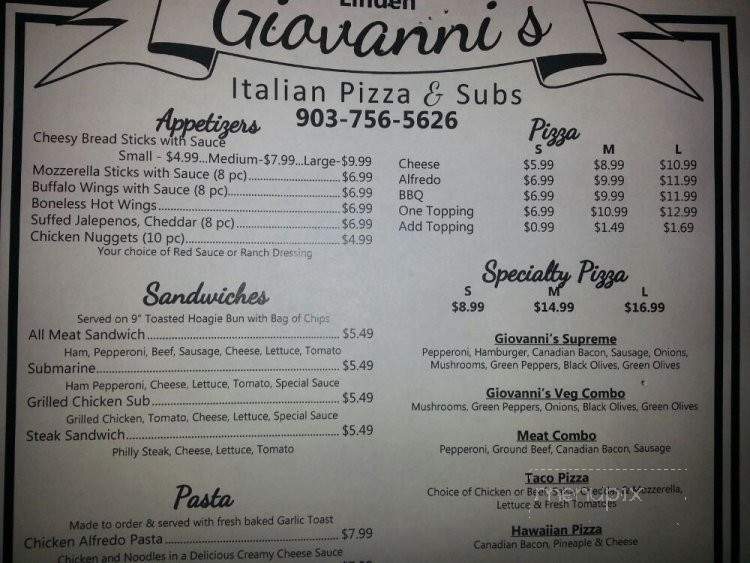 /250091917/Giovannis-Restaurant-Linden-TX - Linden, TX