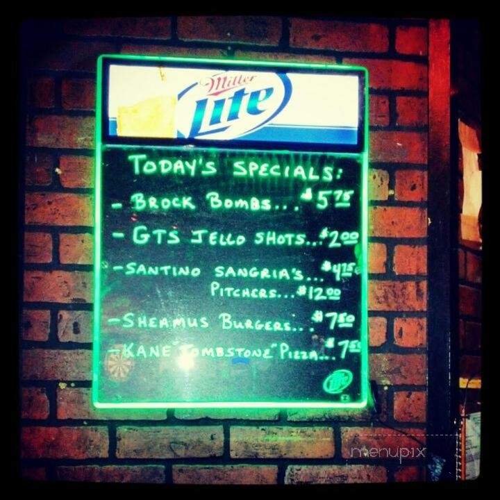 Mulligan's Pub - Roselle Park, NJ menu_pic