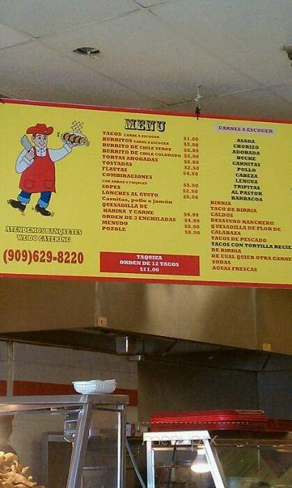 Taqueria El Rancho Grande - Pomona, CA menu_pic