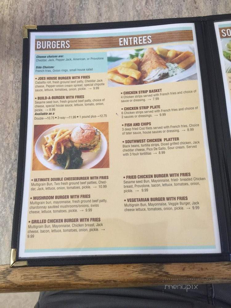 Joe's Diner Burger Shop - Sacramento, CA menu_pic