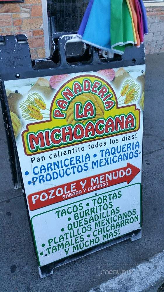 Panaderia La Michoacana - Sacramento, CA menu_pic