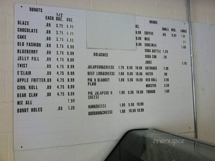 K-May Donuts - Ardmore, TN menu_pic