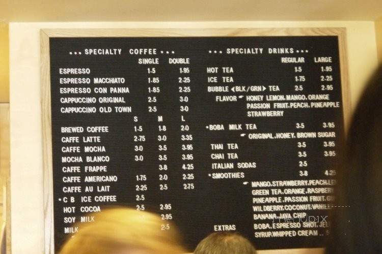 Coffeeberry - Downtown, CA menu_pic