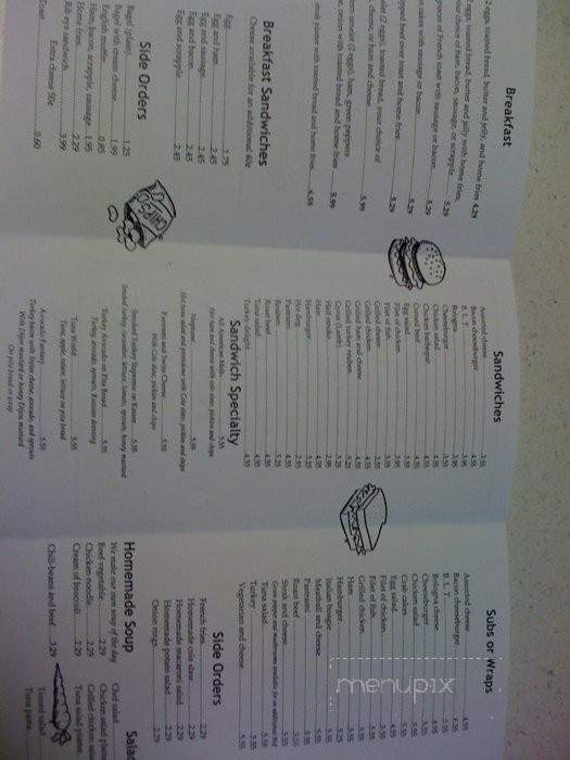 Pi's Deli - Laurel, MD menu_pic