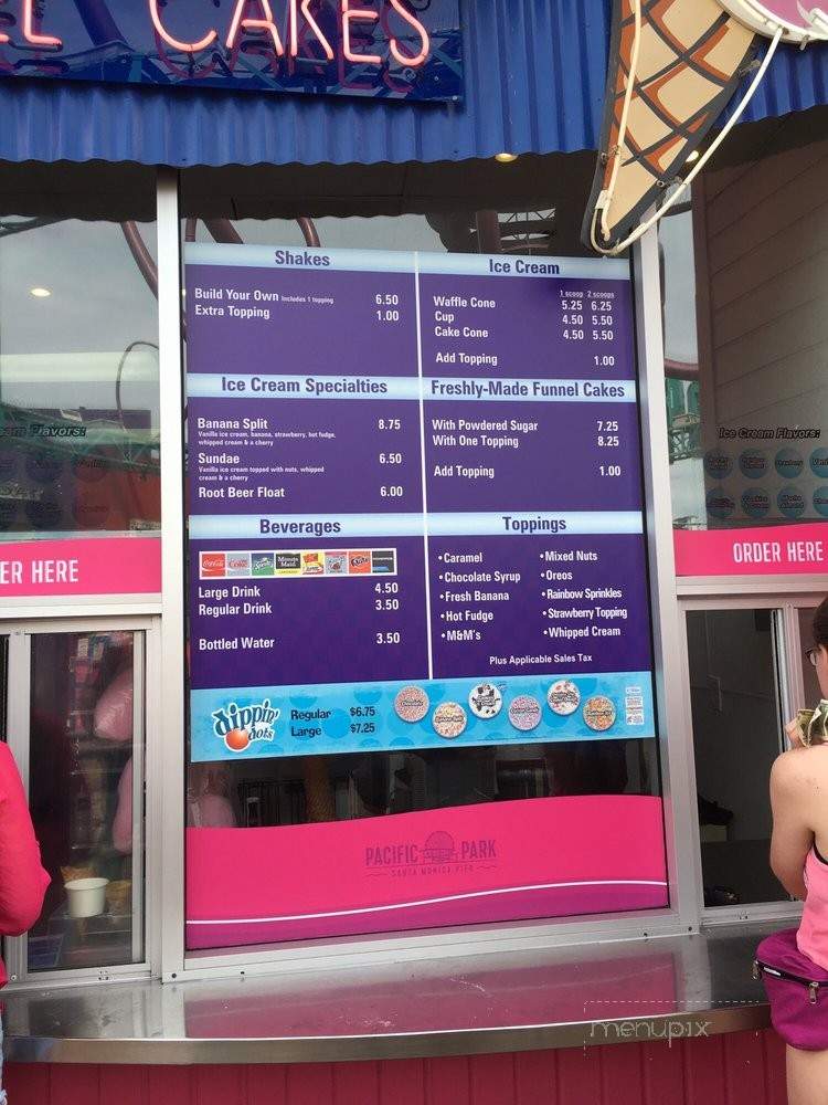 Scoops Ice Cream & Treats - Santa Monica, CA menu_pic