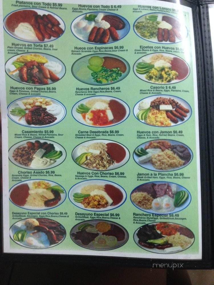 Bella's Aguila's Cafe - Los Angeles, CA menu_pic