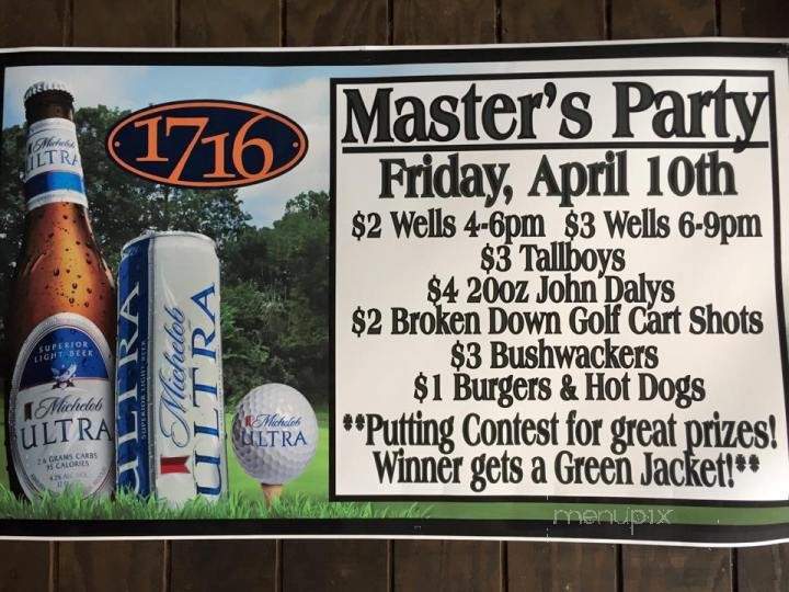 17-16 - Auburn, AL menu_pic