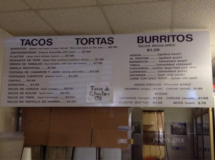 La Perla - Edmond, OK menu_pic