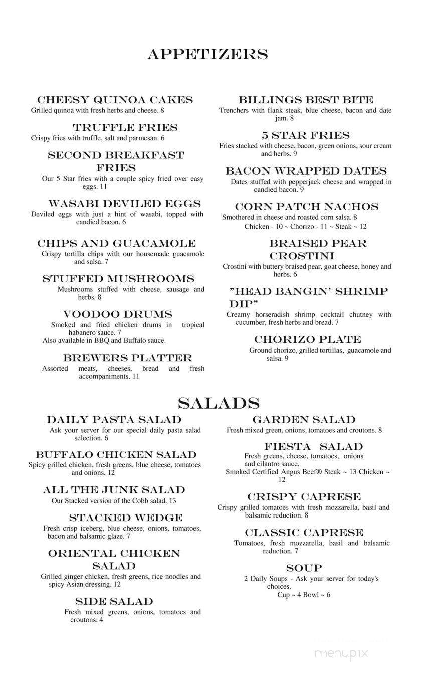 Stacked, A Montana Grill - Billings, MT menu_pic