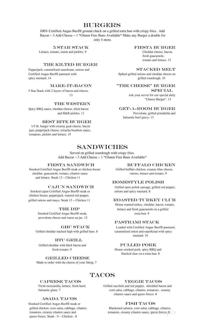 Stacked, A Montana Grill - Billings, MT menu_pic