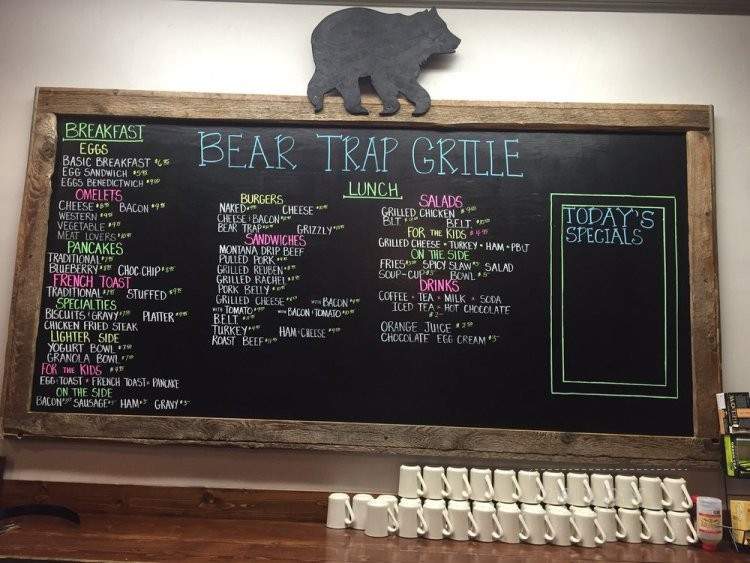 Bear Trap Grille - Ennis, MT menu_pic