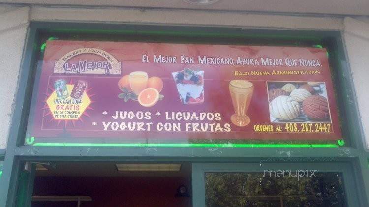 Panaderia La Mejor - San Jose, CA menu_pic