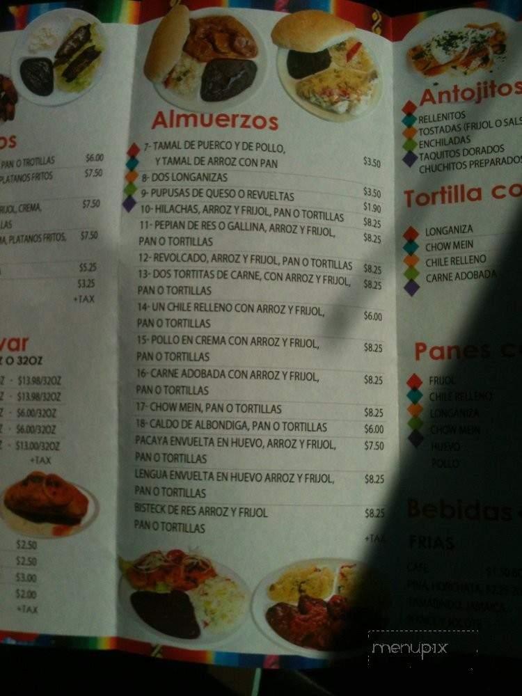 Channy Pan Y Comidas Guatemaltecas - Hawthorne, CA menu_pic