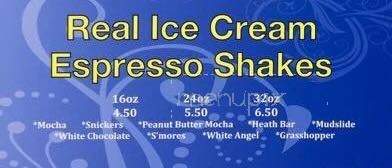 Perk Up Espresso Drive Thru - Salem, OR menu_pic