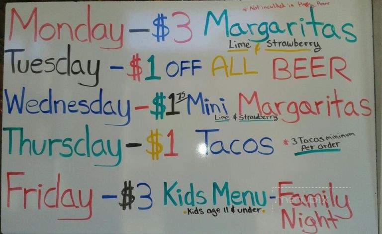 Delicioso Mexican Food - Baker City, OR menu_pic