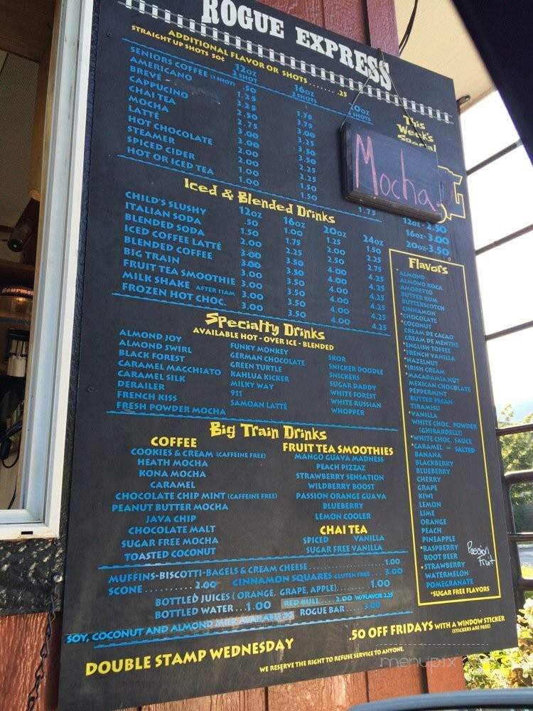 Rogue Express - Rogue River, OR menu_pic