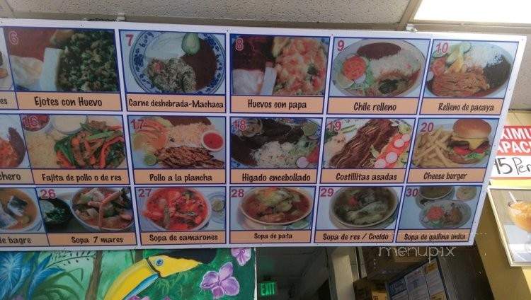 Las Champas Restaurant - Downey, CA menu_pic