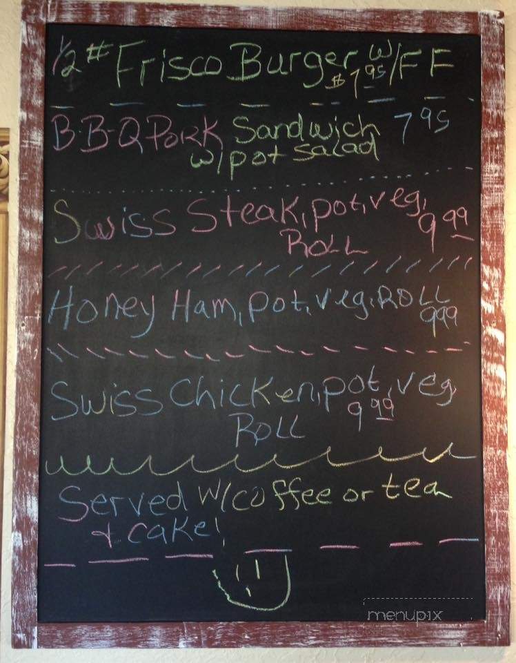 Cowboy Cafe - Elk City, OK menu_pic