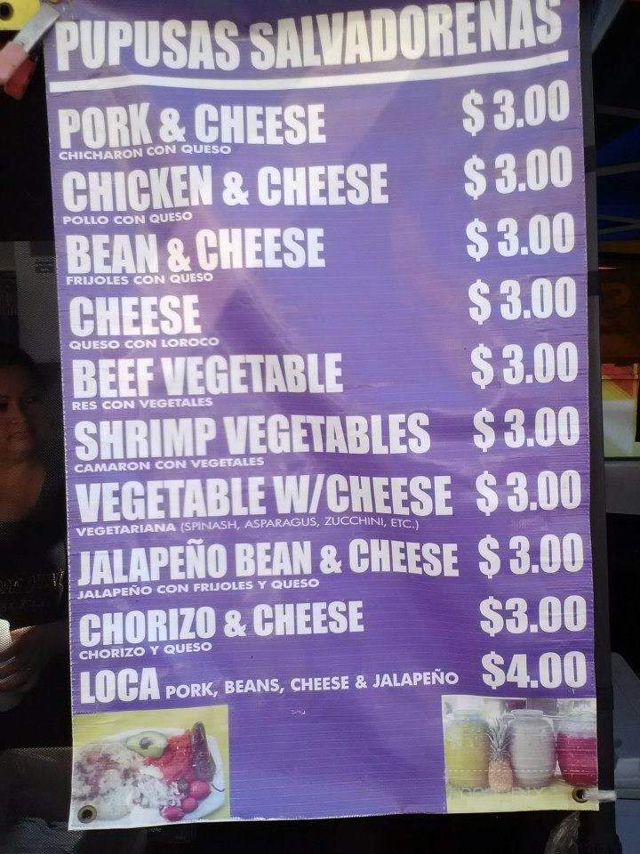 Pupusas Yeni - Los Angeles, CA menu_pic