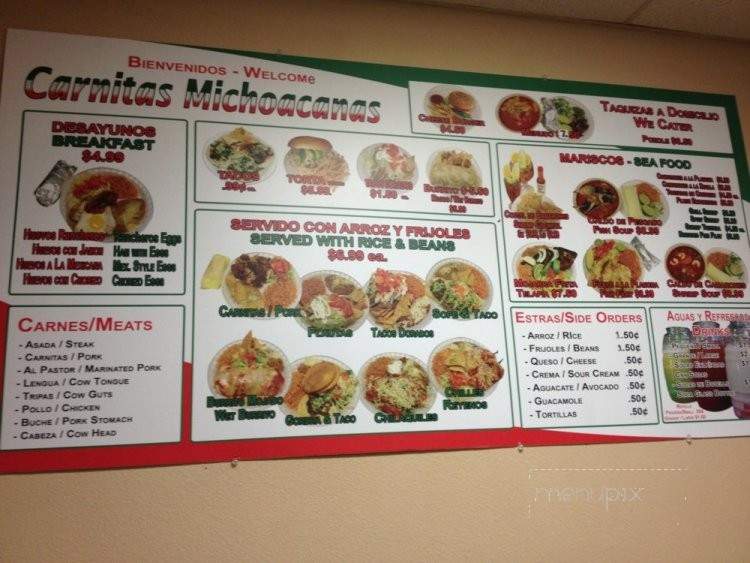 Tachos Michoacan - North Las Vegas, NV menu_pic