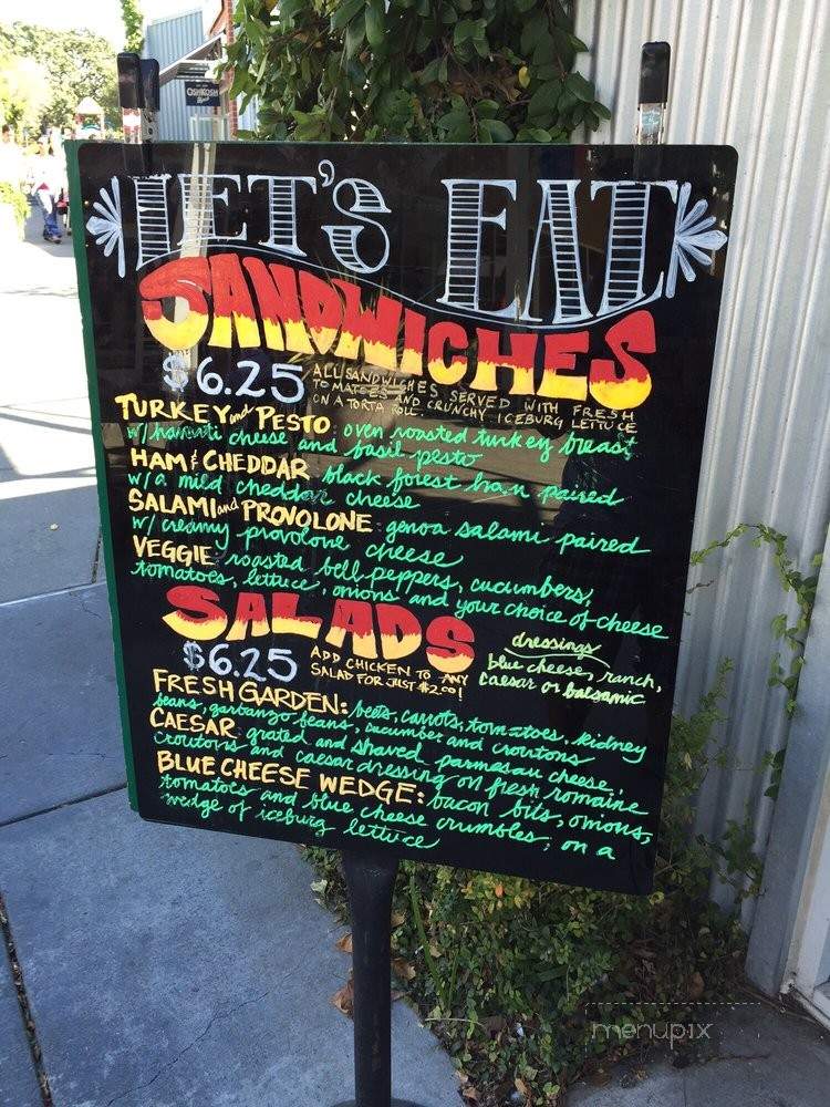 DaVinci's Coffee & Tea - Petaluma, CA menu_pic