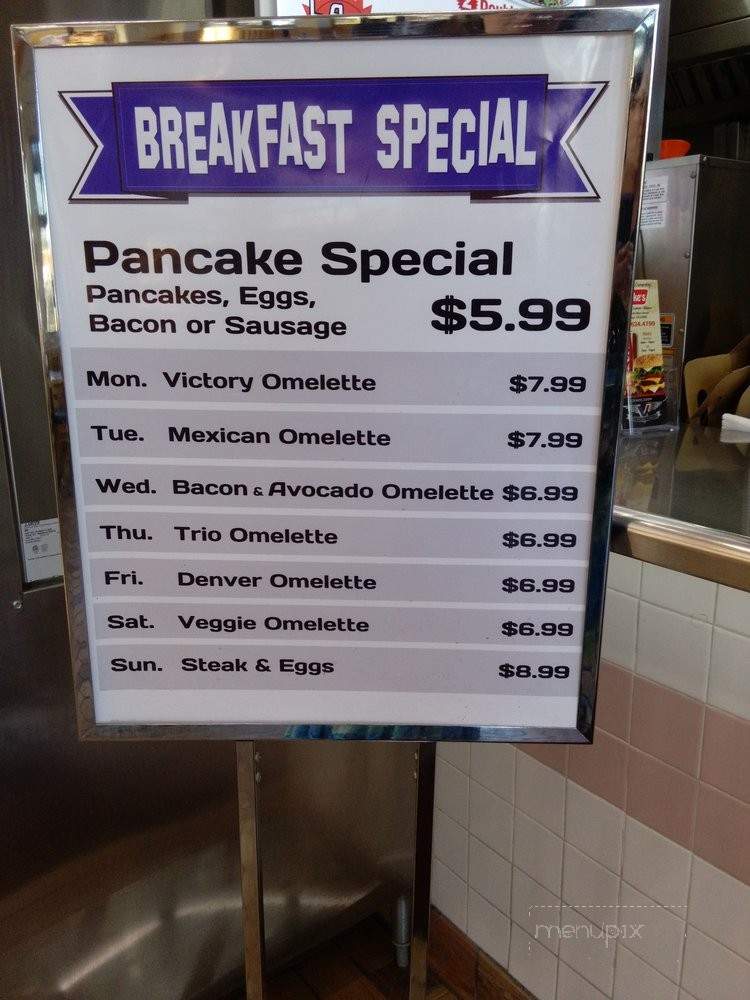 Victory Diner - Orange, CA menu_pic